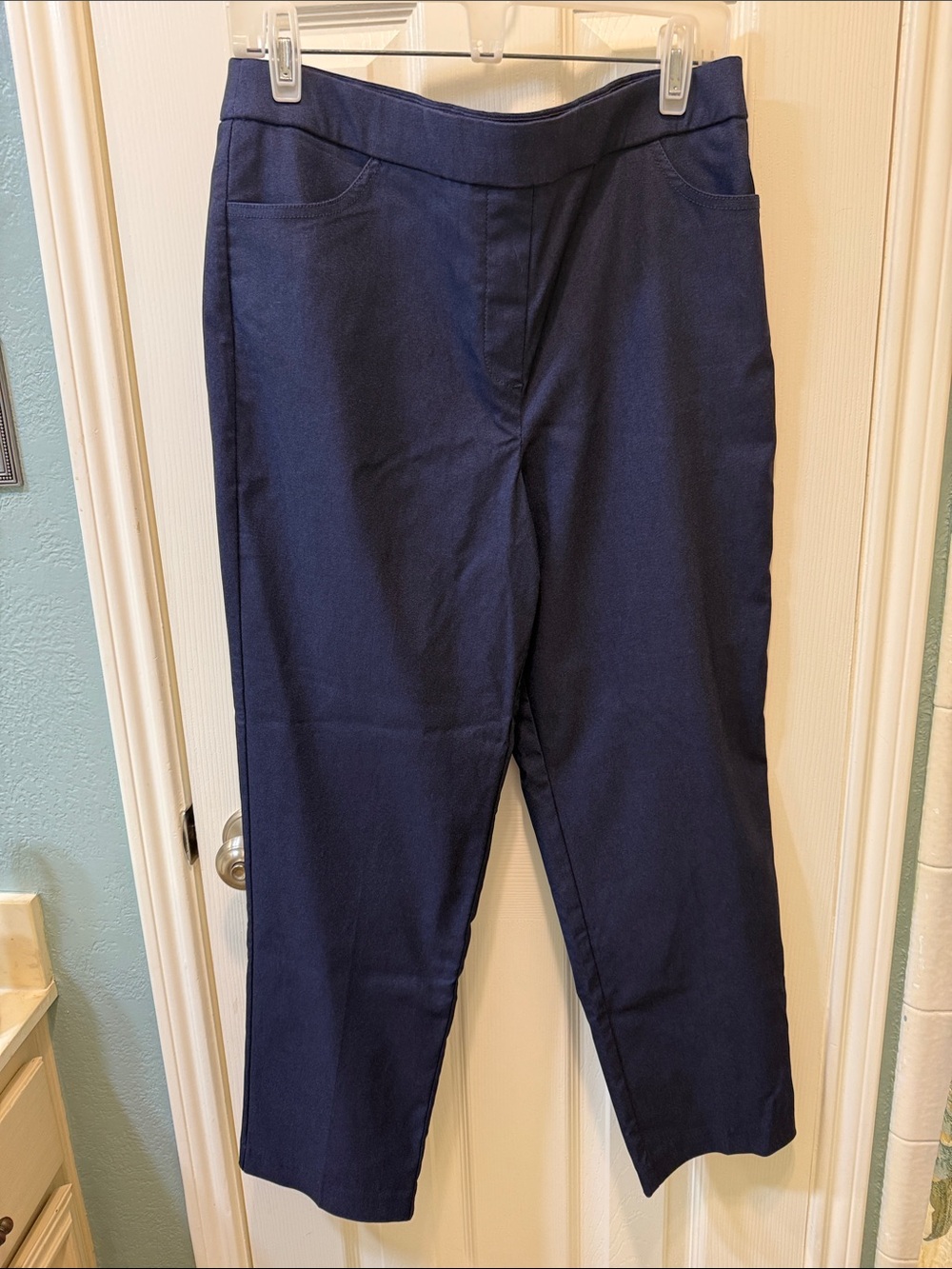 NWOT Alfred Dunner Classic Navy Women's Stretch Trousers